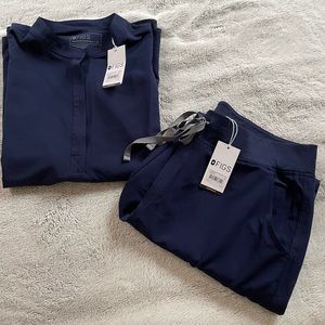 FIGS Navy Scrub Set - XL
